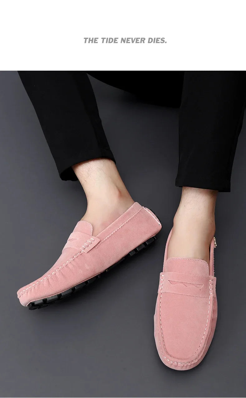 Shoes Men Casual Shoes Fashion Men Shoes Genuine Leather Men Loafers Moccasins Slip on Men Flats Male Driving Shoes
