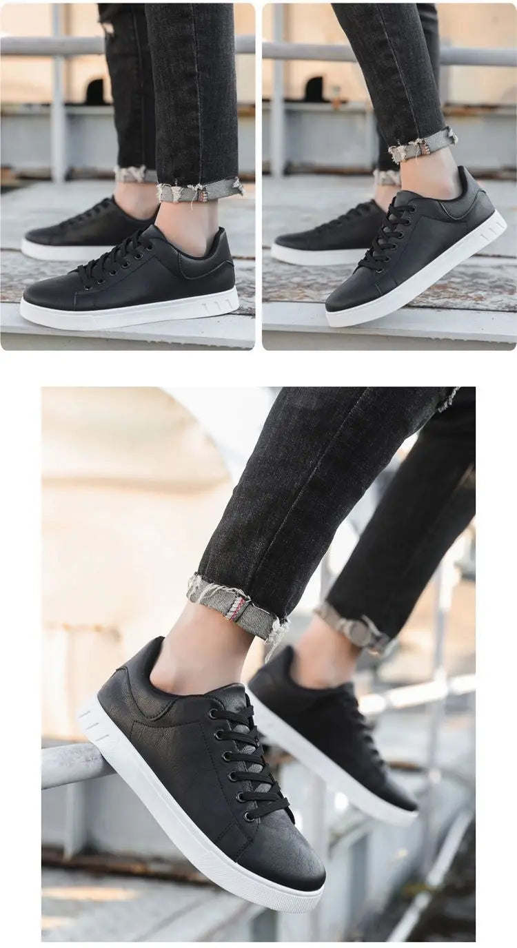 Men's Soft Sole Breathable Casual Lace-Up Shoes