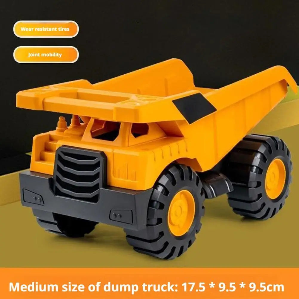 Excavator Truck Model Toy Engineering Vehicle Toddler Early Education Construction Vehicles Truck Boys Gifts