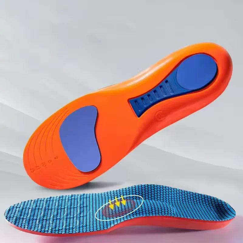 Orthopedic Sports Elasticity Insoles For Shoes Sole Unisex Technology Shock Absorption Breathable Running Insoles 2026 New