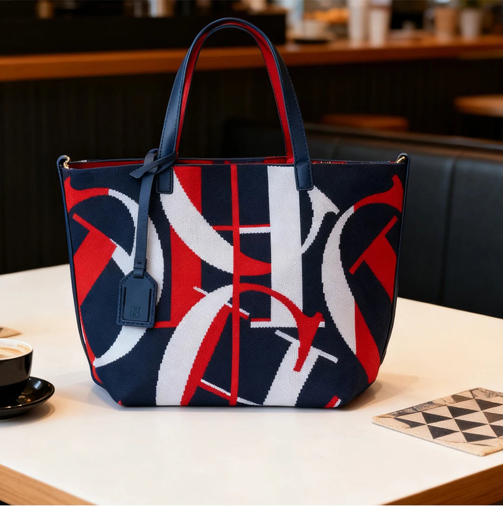Women's Letter & Ruched PVC Bucket Shoulder Bag