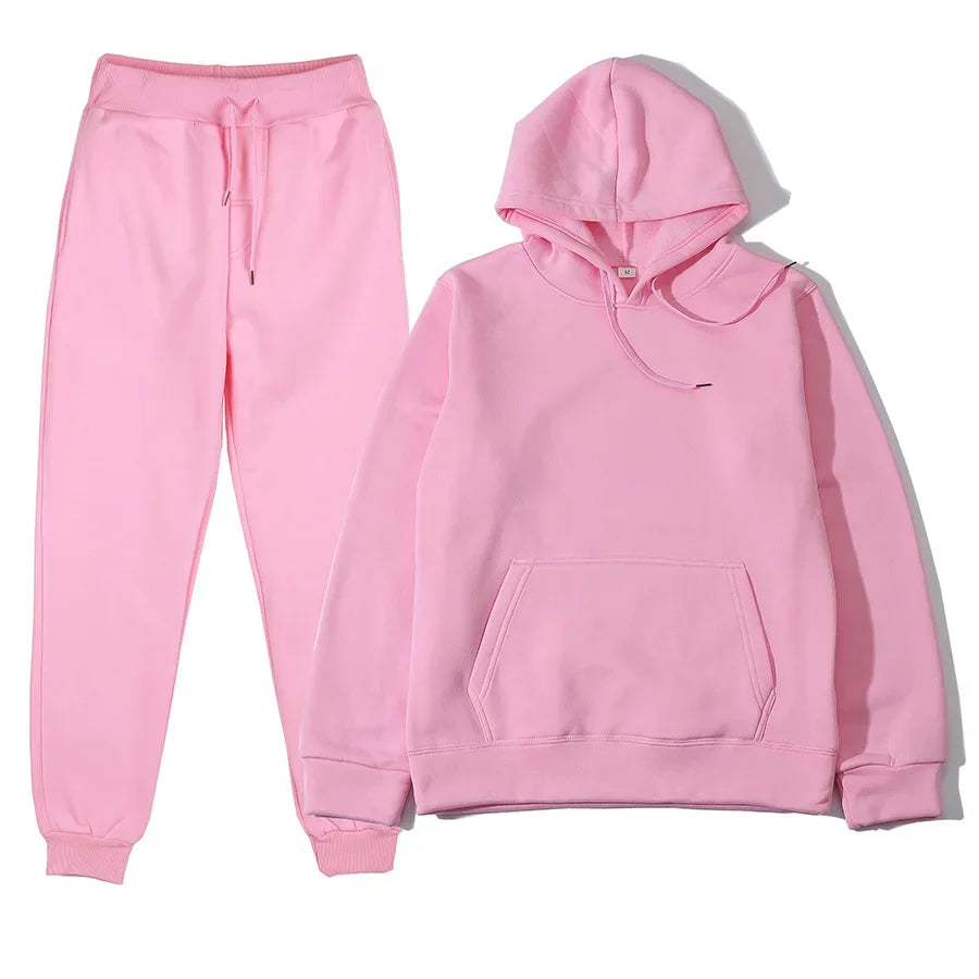 Men's Hoodie & Pants Sports Suit – Two-Piece Casual Running Set