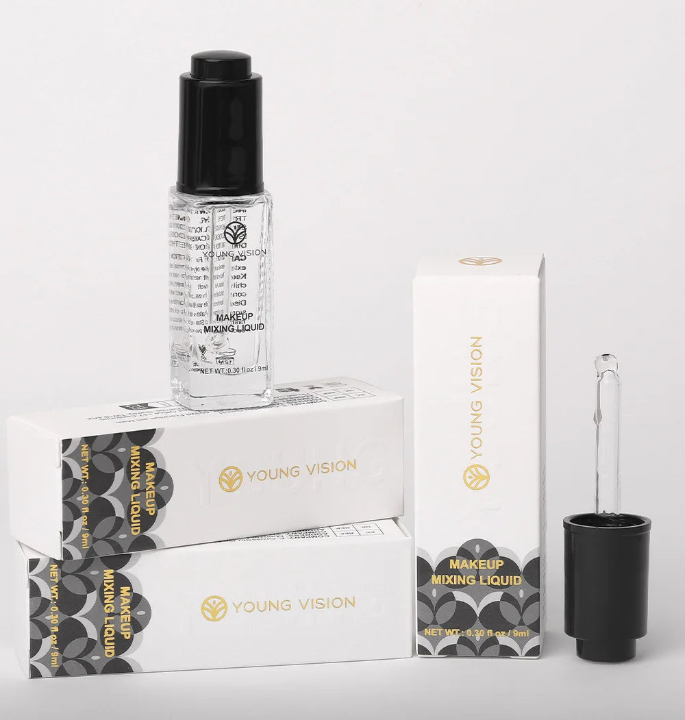 Makeup Mixing Liquid - Revives Dry Gel Liners & Transform Powder to Cream for Eyeshadow & Blush, Multi-Use Primer & Sealer