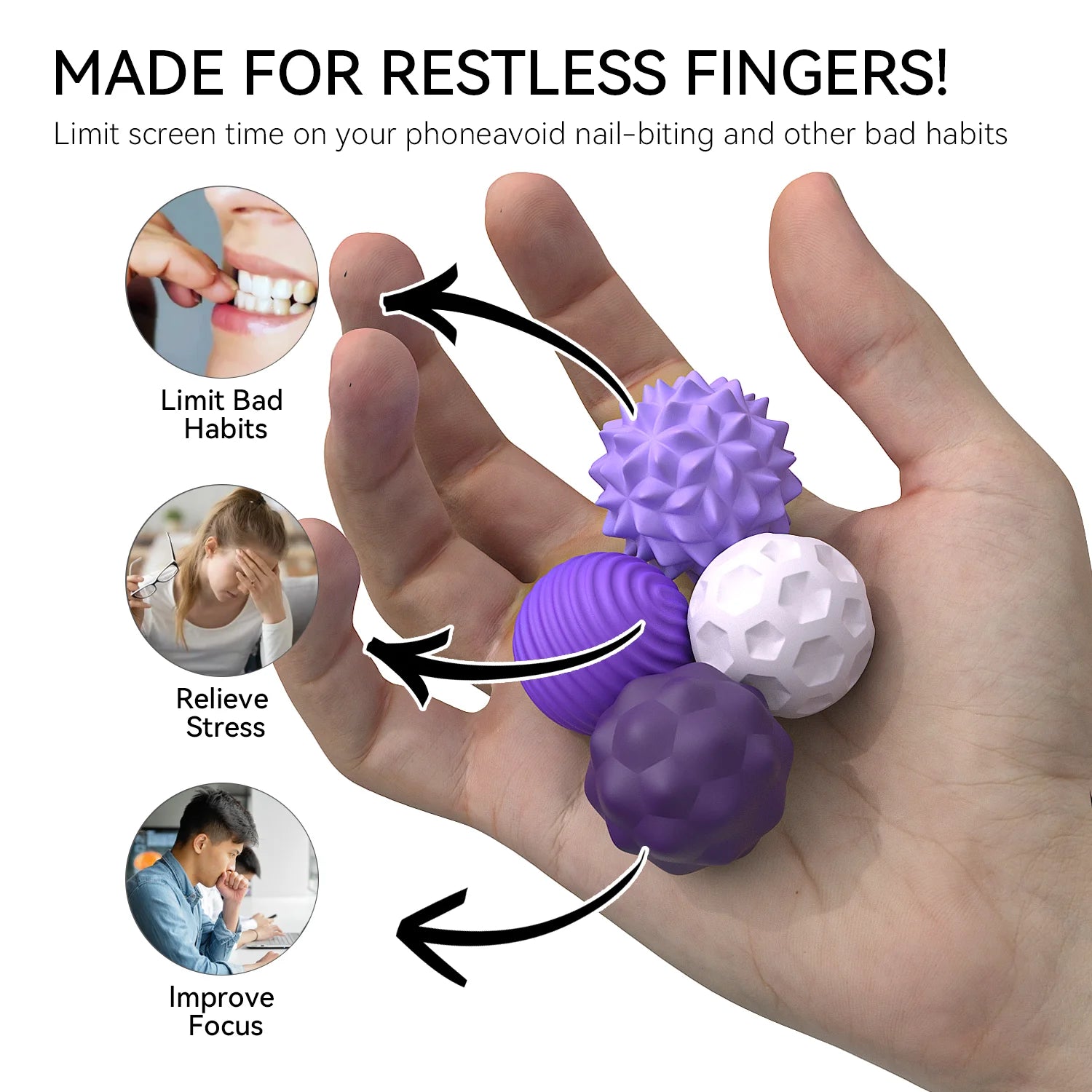 Silicone Sensory Magnetic Constructor Balls | Montessori Educational Toy | Magnetic Building Blocks | 3 Colors