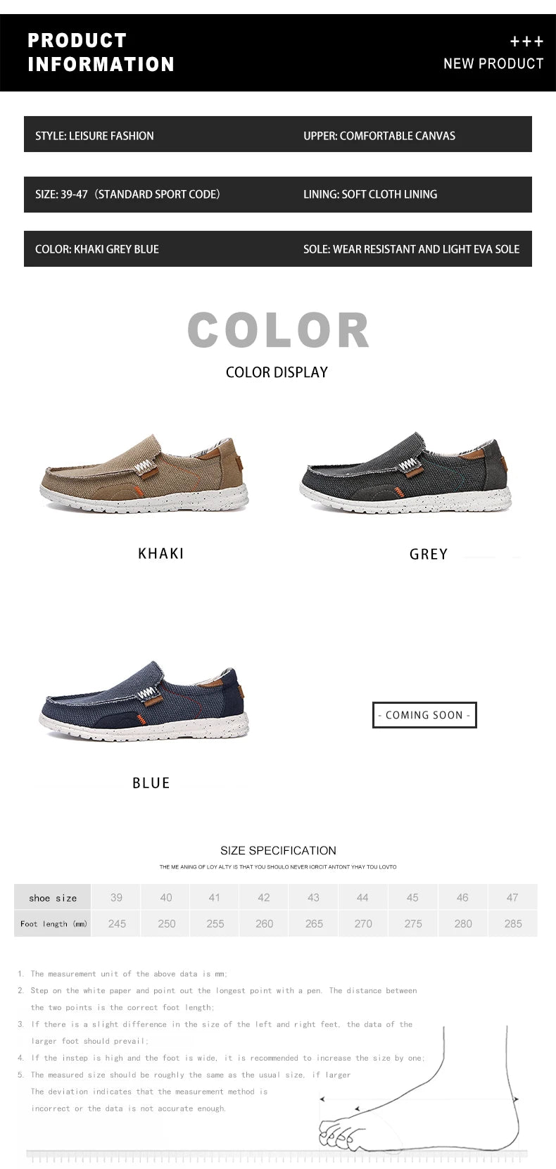 Men Canvas Shoes Slip On Loafers Summer Breathable Sneakers Men Comfty Casual Men Shoes Lightweight Flats Men Walking Zapatos