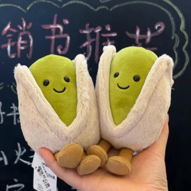 Jellycat-Style Pistachio Plush Doll | 12cm Cartoon Stuffed Toy — Kids Room Decor & Birthday Gift
