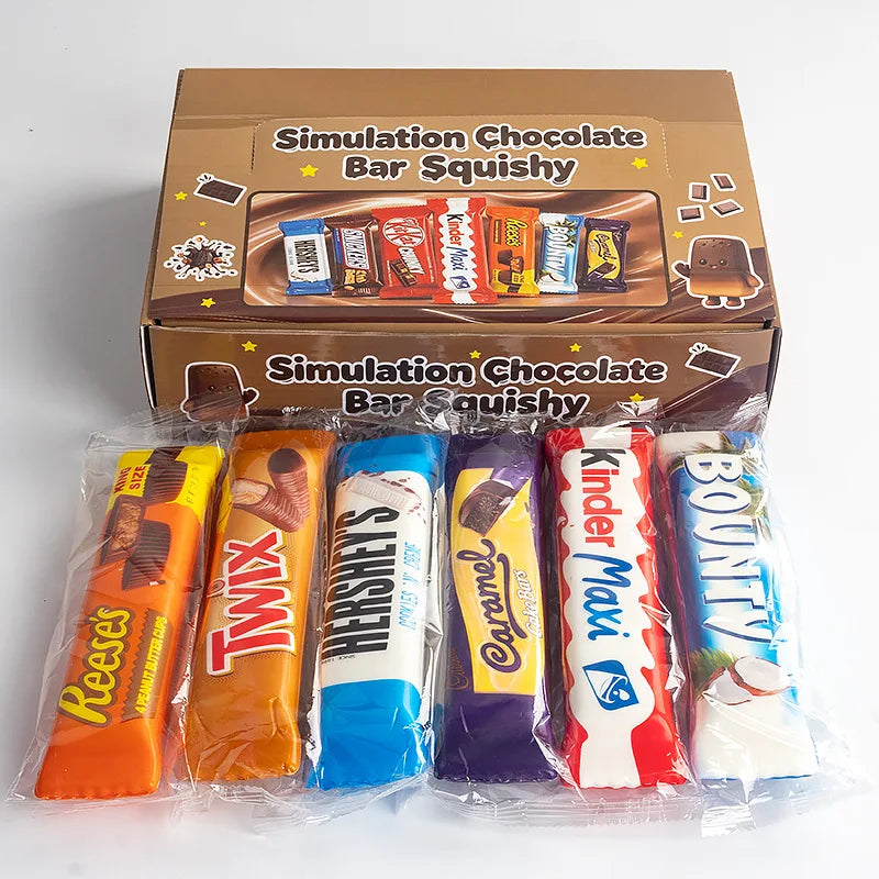 Chocolate & Butter Stick Squishy Toys