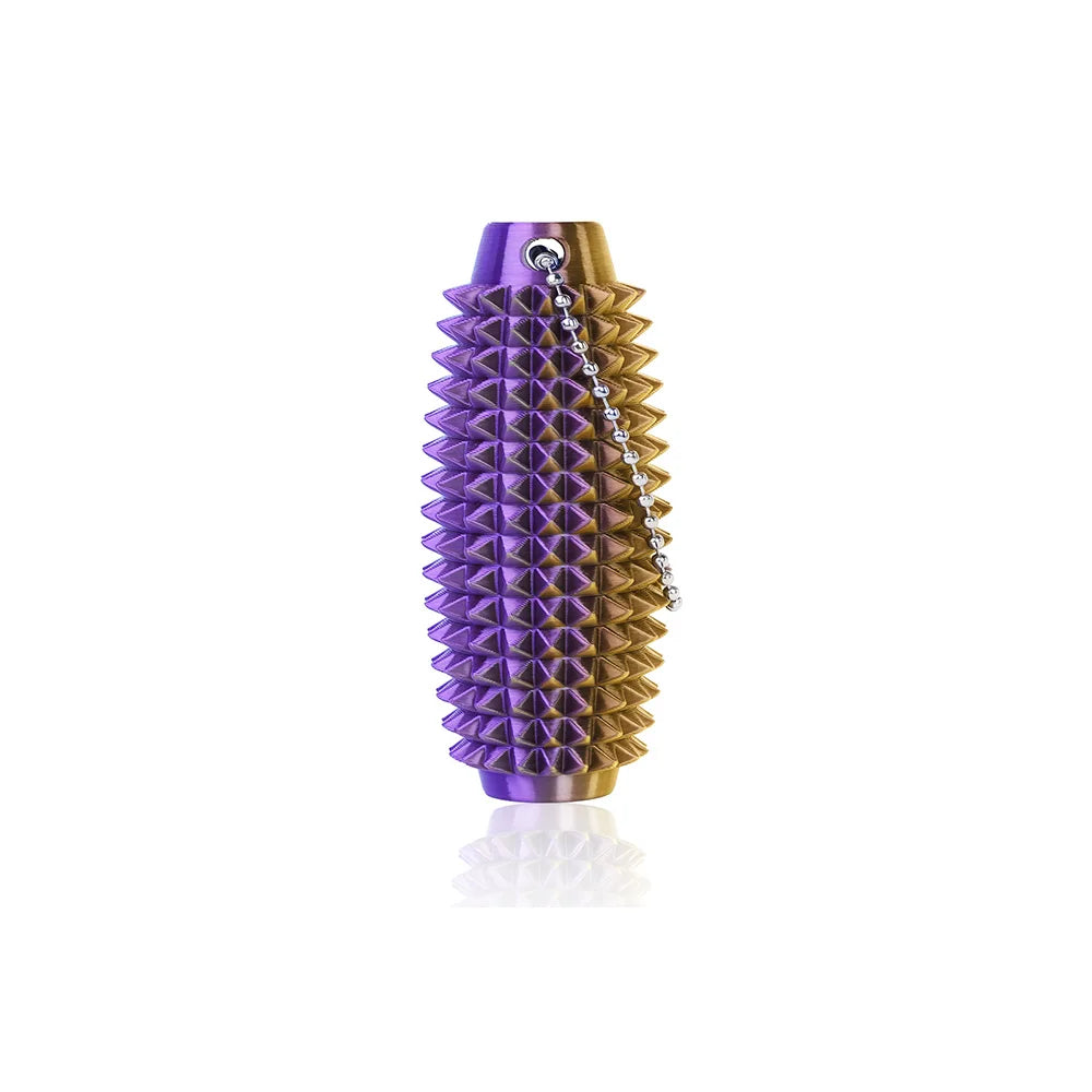 Mini Spiky Fidget Massage Keychain – 3D Silicone Pain Stim Sensory Toy for Anxiety Relief, Singles & 4-Pack