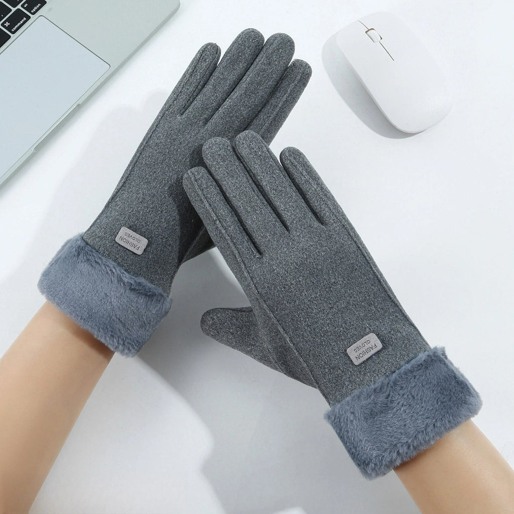 Women's Plush-Lined Touchscreen Gloves