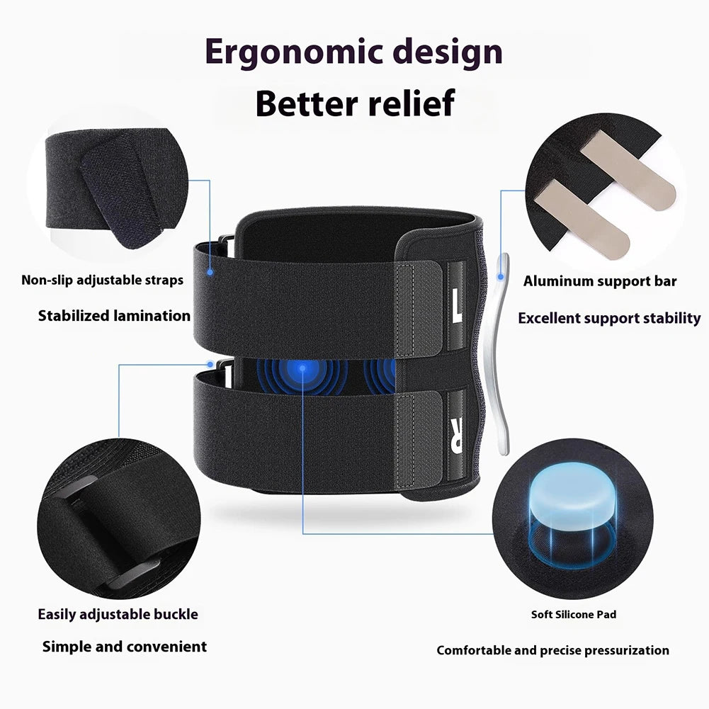 Sciatica Stress Relief Brace Adjustable Sciatica Stress Relief Support Ergonomic Sciatic Nerve Compression Brace for Men Women
