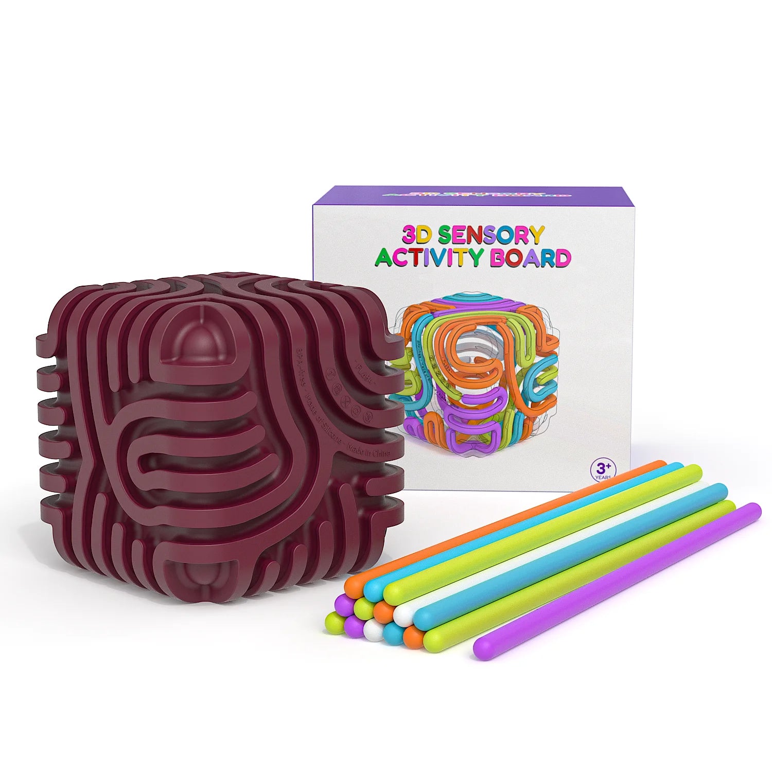 Sensory Activity Ball with 15 Silicone Rods | Fidget Toy for ADHD, Autism & Stress Relief