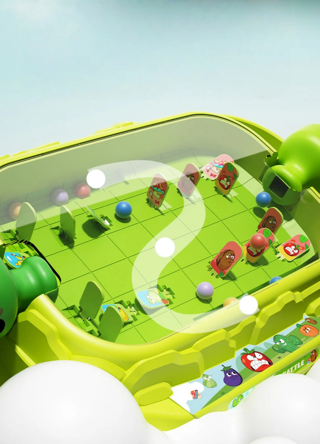 Plants vs Zombies 2-Player Tabletop Shooting Battle Game | Family Party Toy for Kids & Adults
