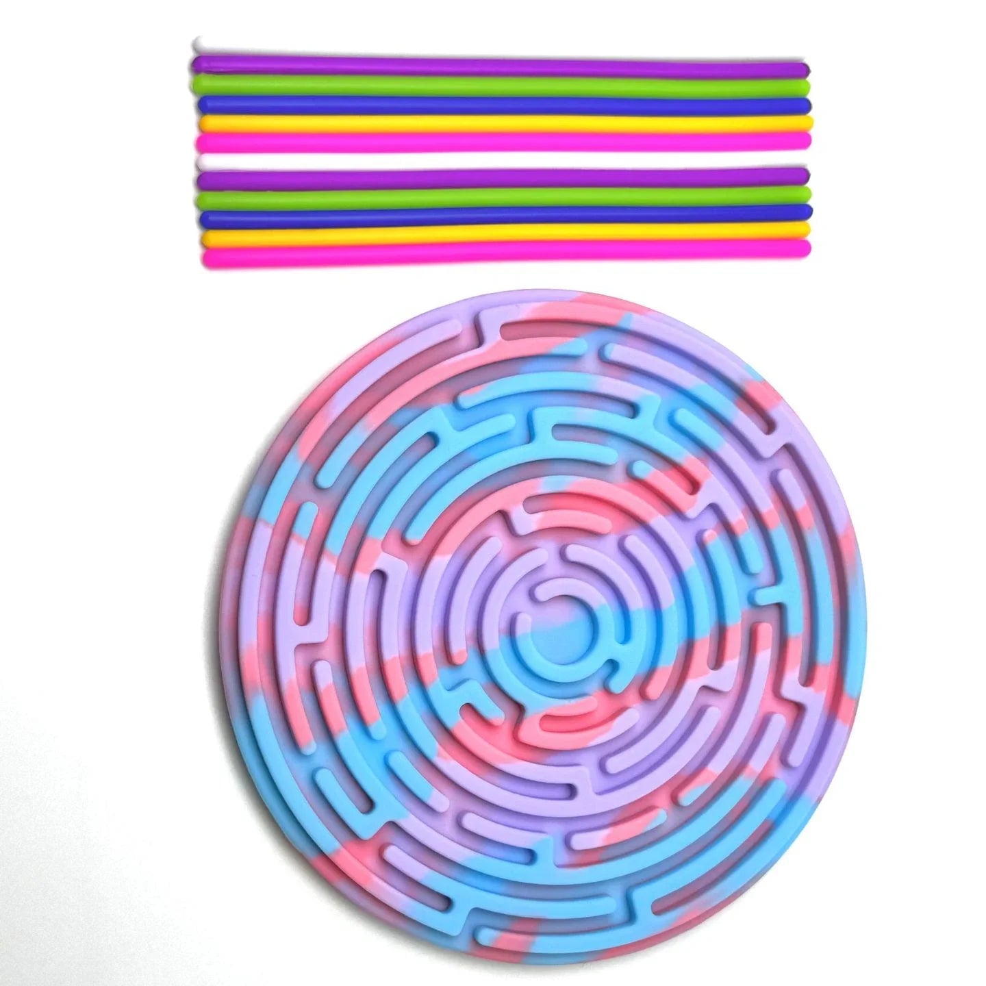 Silicone Rubber Fidget Stress Relief Toy – Anxiety & Focus Aid for ADHD, Autism, Kids & Adults