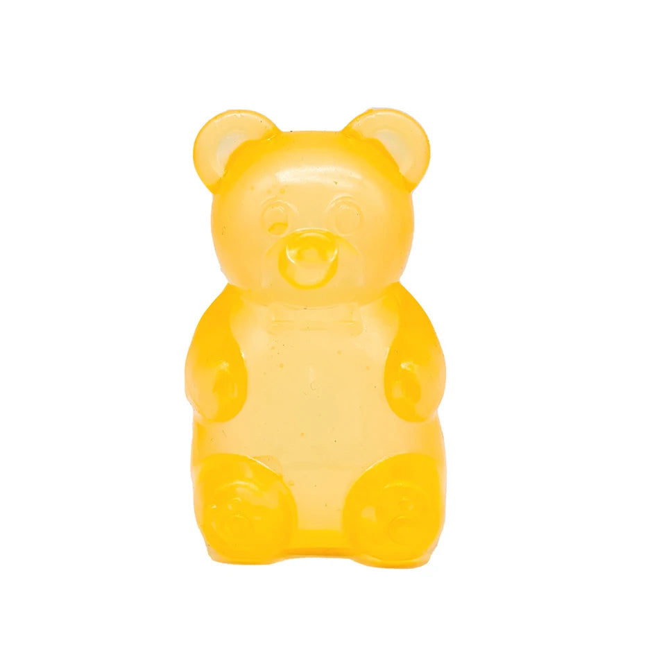 Cute Bear Maltose Squishy Toy Dough Colorful Sensory Toy Creative Desk Decoration Stress Relief Doll Squeeze Fidget Toy