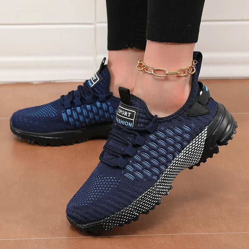 Women's Sports Shoes Summer Fashion Breathable Mesh Trendy Shoes Multifunctional Lightweight Running Sneakers Zapatos De Mujer