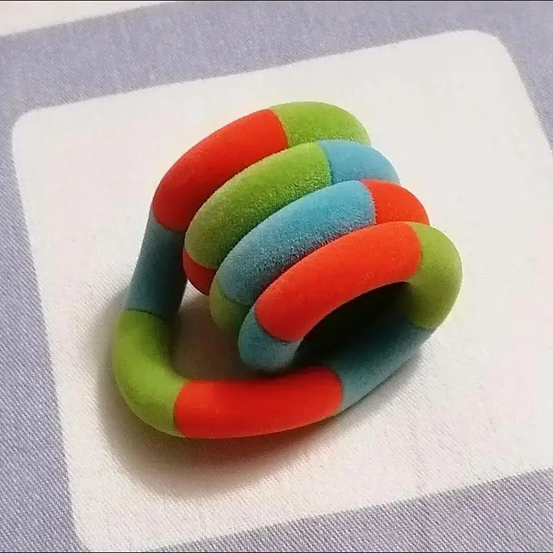 Official Genuine Fuzzies Twisty Fidget Toy Stress Relief ADHD Concentration Training Finger Sensory Toy Adult Anxiety Relief