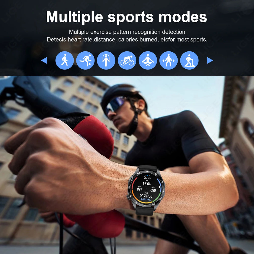 2026 Men New Smartwatch Bluetooth Call Waterproof Sports Fitness Smart Watches ECG Heart Rate Monitoring Health Smart Bracelets