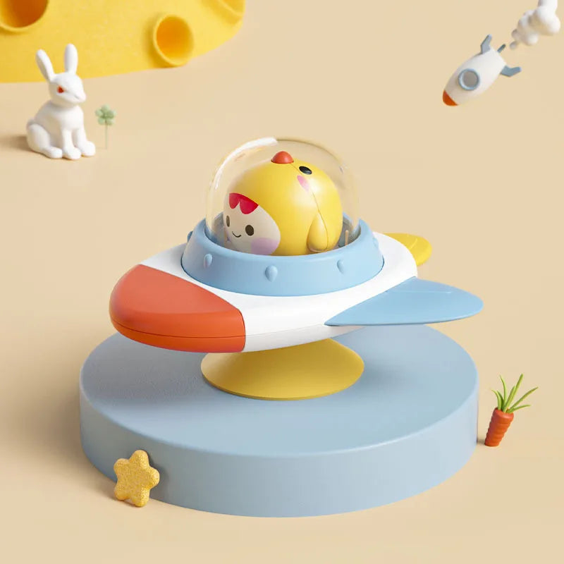 Montessori Suction Cup Spinner Toy | Sensory Table Game for Babies & Toddlers