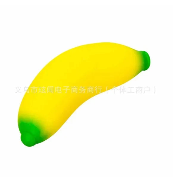 Fruit NeeDoh Squishy Toy 3PCS Banana Orange Strawberry Slow Rising Anxiety Relief Stress Relief Relaxing Accessory In Stock Gift