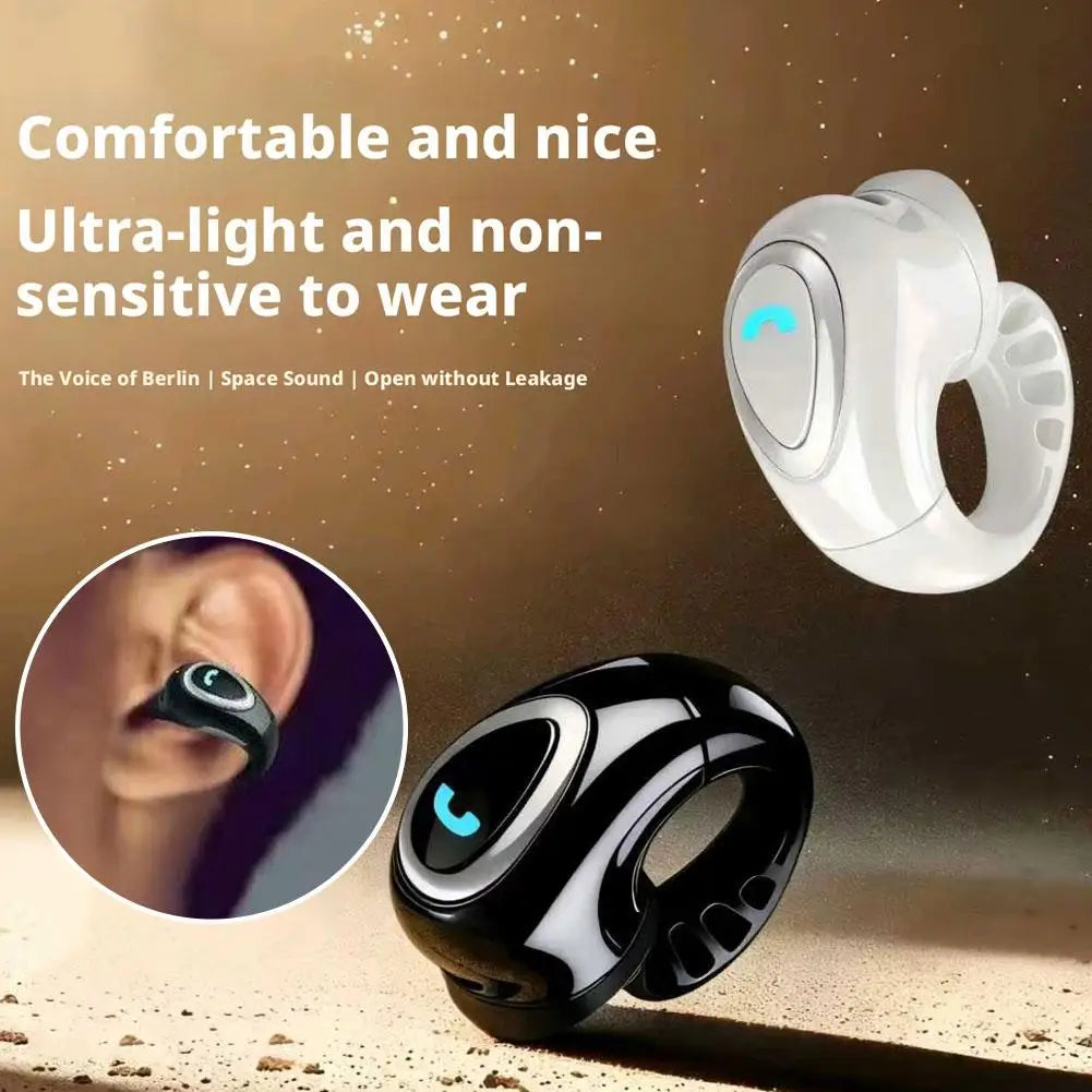 Bluetooth Wireless Ear-Clip Open-Ear Earphone | Air Conduction | HIFI Stereo | 3 Colors