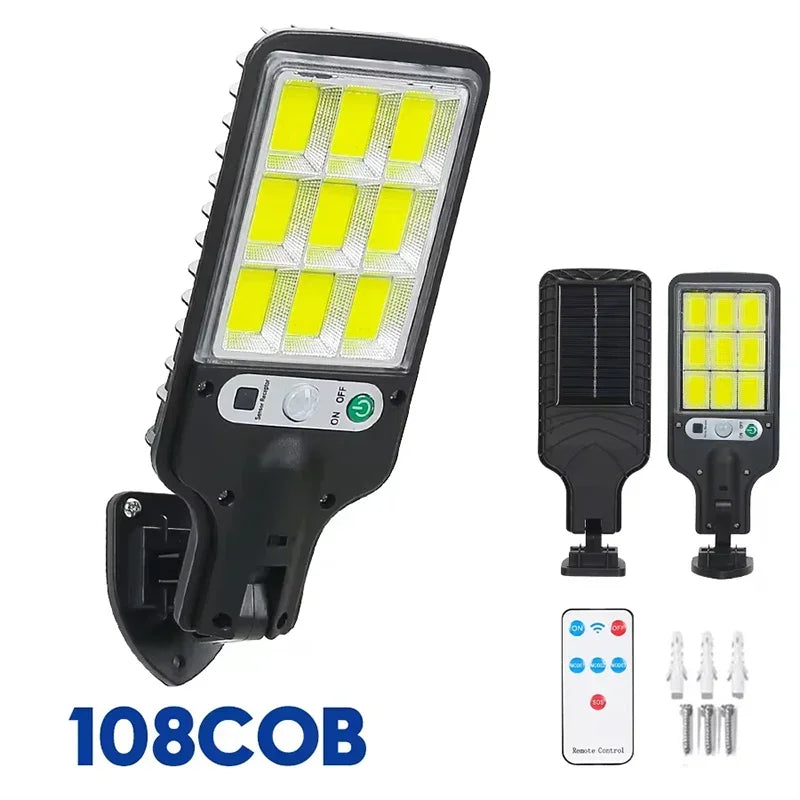 15000LM Solar Motion Sensor Wall Light | IP65 Waterproof Outdoor LED Lamp