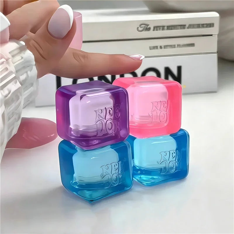 Needoh Nice Berg Giant Sensory 7.5cm Cube Mini 4 Pack Baby Teenie Cube Sensory Slow Rebound Stress Reliever Anti-Anxiety Toy