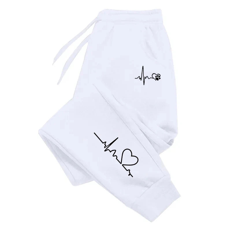 2026 New Womens Sweatpants Printed Casual Pants Outdoors Fitness Sports Jogging Woman Trousers Daily Fashion Sportswear 4 Colors