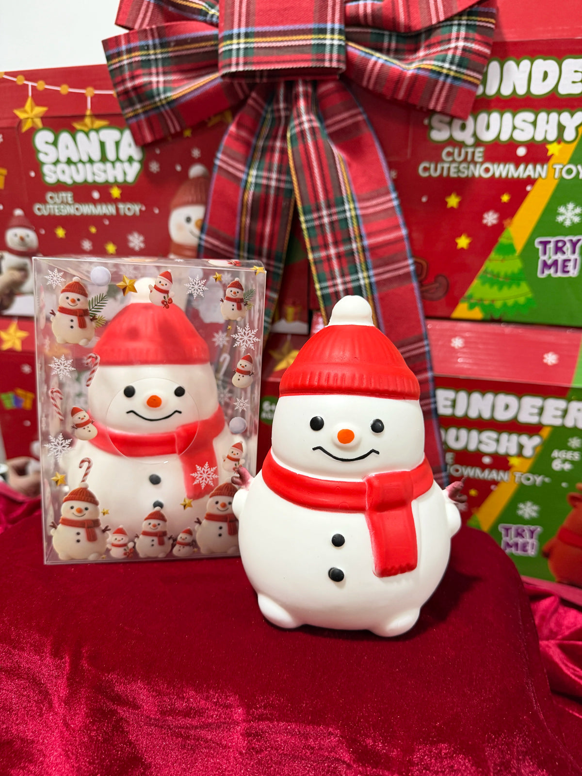 Christmas Snowman Squishy Fidget Toy