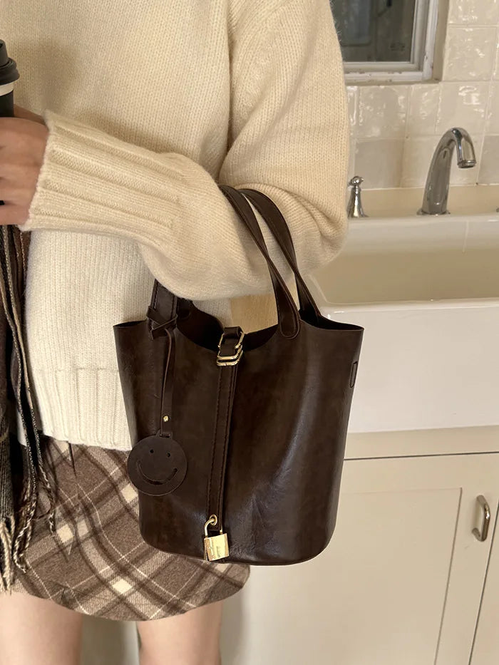 Women Bags Handbags Bucket Bag Shoulder Bag Crossbody Bag Fashion Bucket Tote Bag Leather Luxury Desginer Big Lady Hand Bags