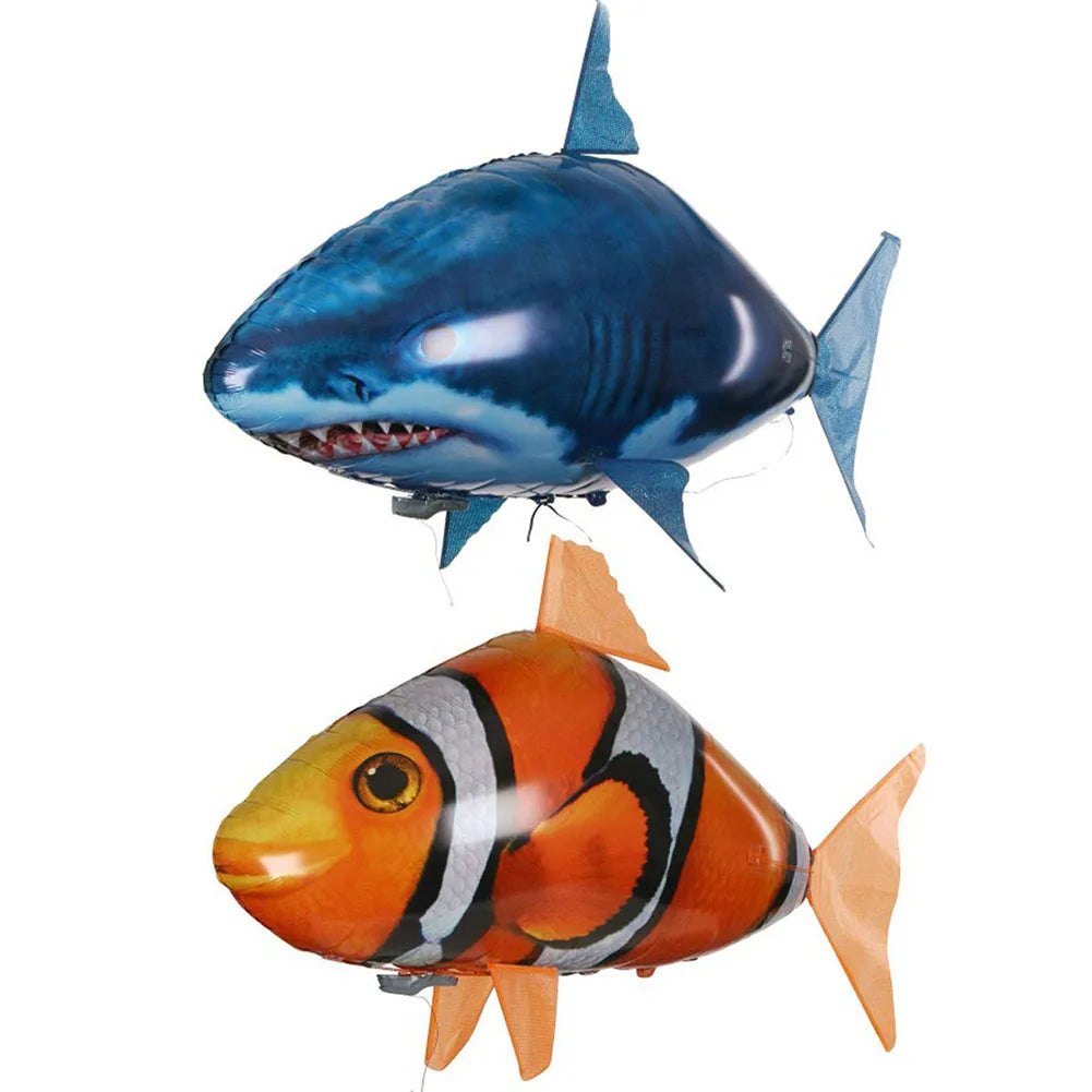 RC Flying Air Balloon Toys for Kids - Shark & Clownfish