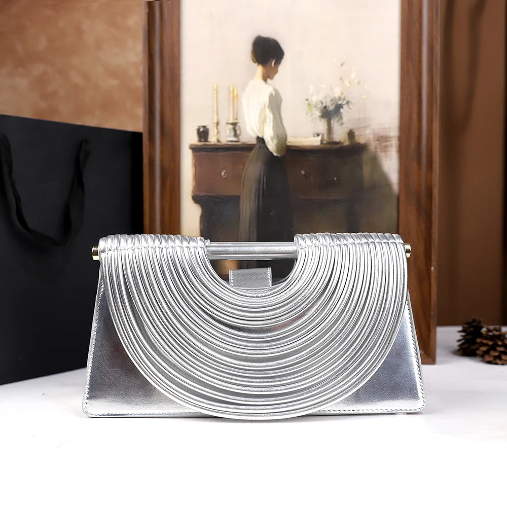 Women's Woven Line Tassel Tote Handbag