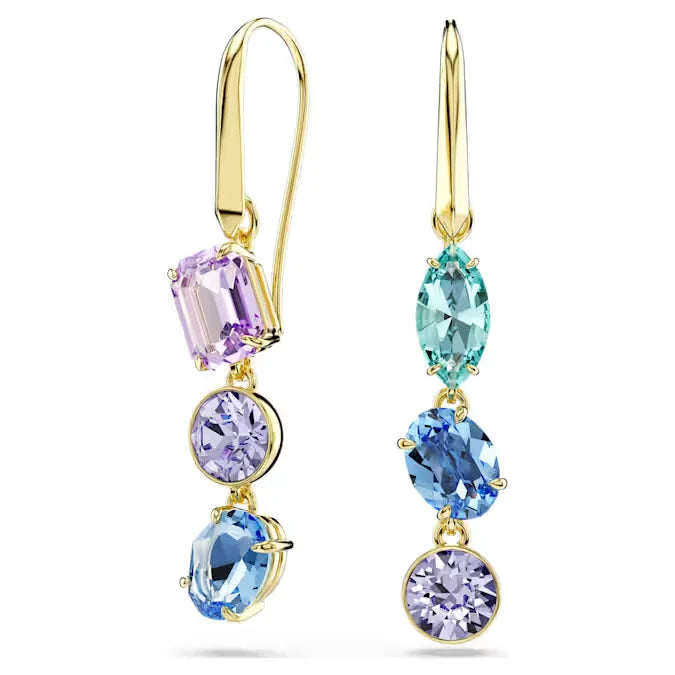 New Charms  Gradient Crystal Arrow Earrings Necklace Fine Jewelry Set Pearl Earrings Heart Bracelet Romantic Gift