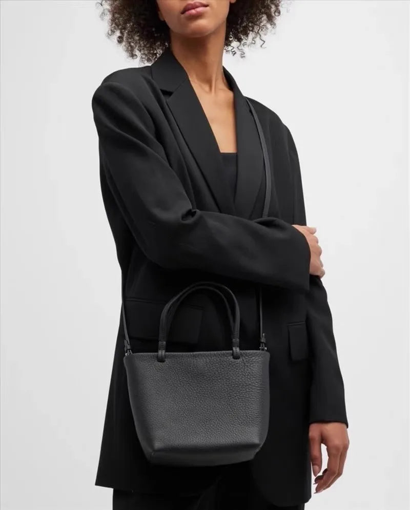 Women's Leather Small Tote & Crossbody Shoulder Bag