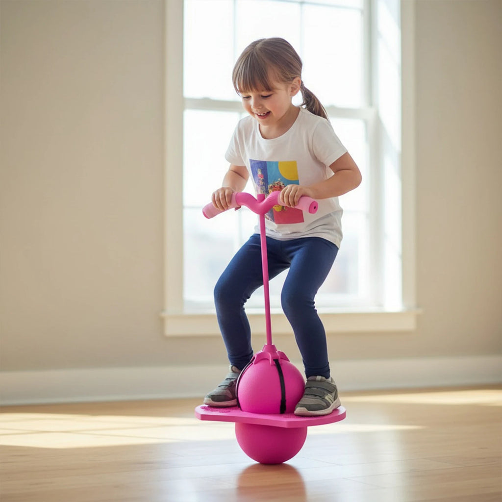 Kids Pogo Bouncing Ball with Handle – Outdoor Jump & Balance Toy
