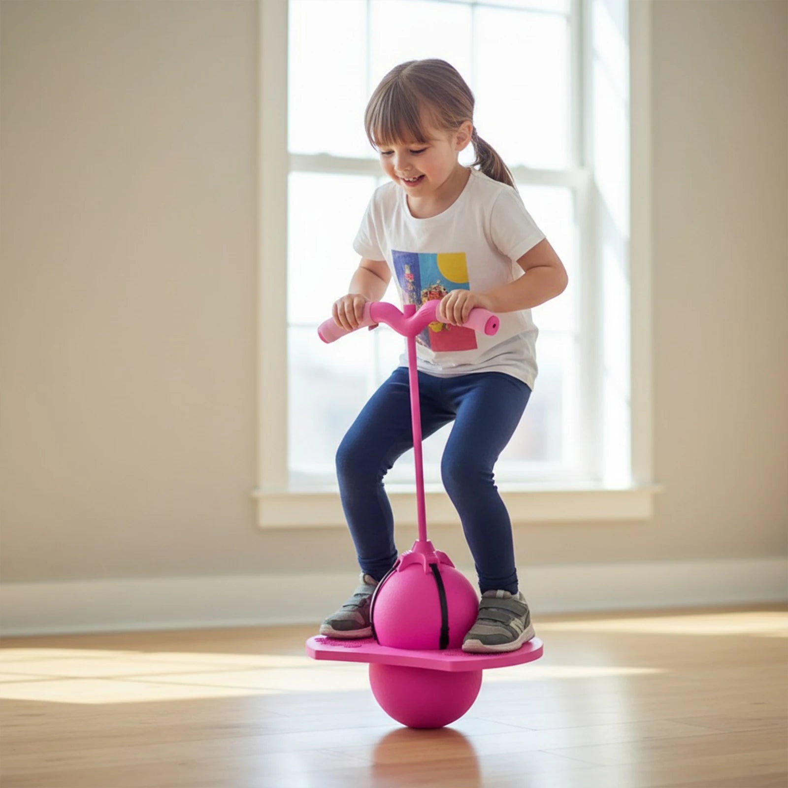 Kids Pogo Bouncing Ball with Handle – Outdoor Jump & Balance Toy