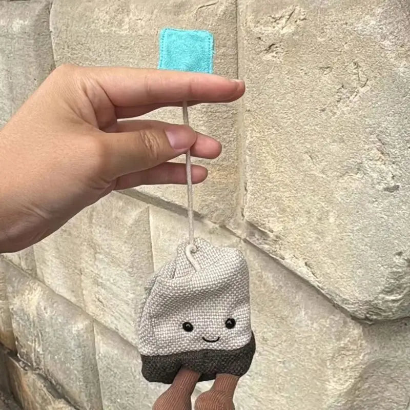 Jellycat-Style Tea Bag Plush Doll | Cartoon Interactive Soft Toy — Birthday, Christmas & Halloween Gift