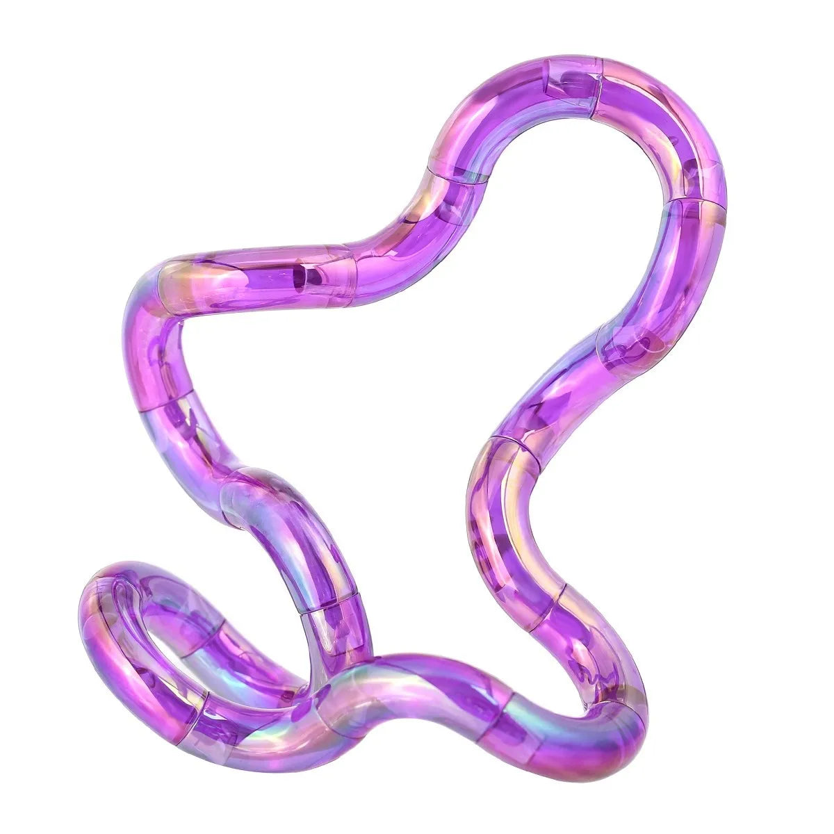 Unknot Electroplated Tangle Fidget Toy Temperature Sensitive Color Changing Luminous Stress Relief Focus Aid For Adults Office