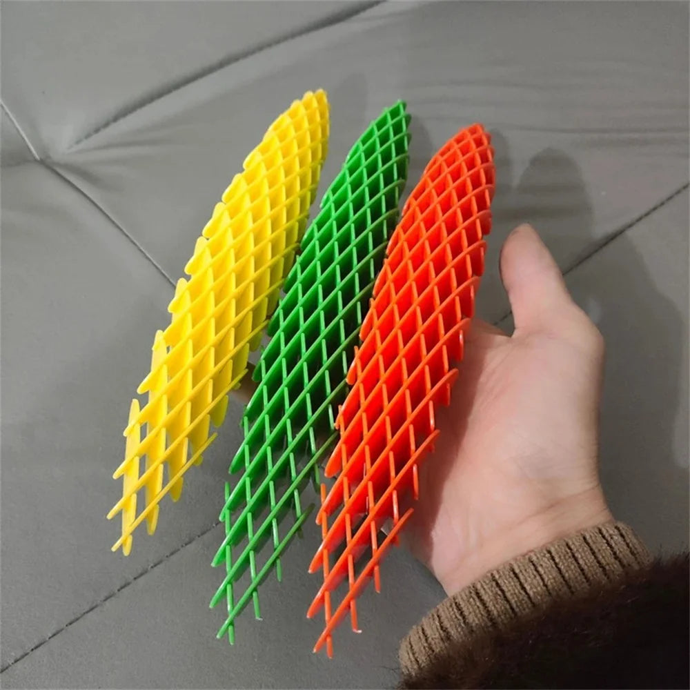 Fidget Worm Toy Elastic Slug Sensory Toy for Kids & Adults Funny Pocket Fidget Toys Stress Relief Birthday Classroom Gift