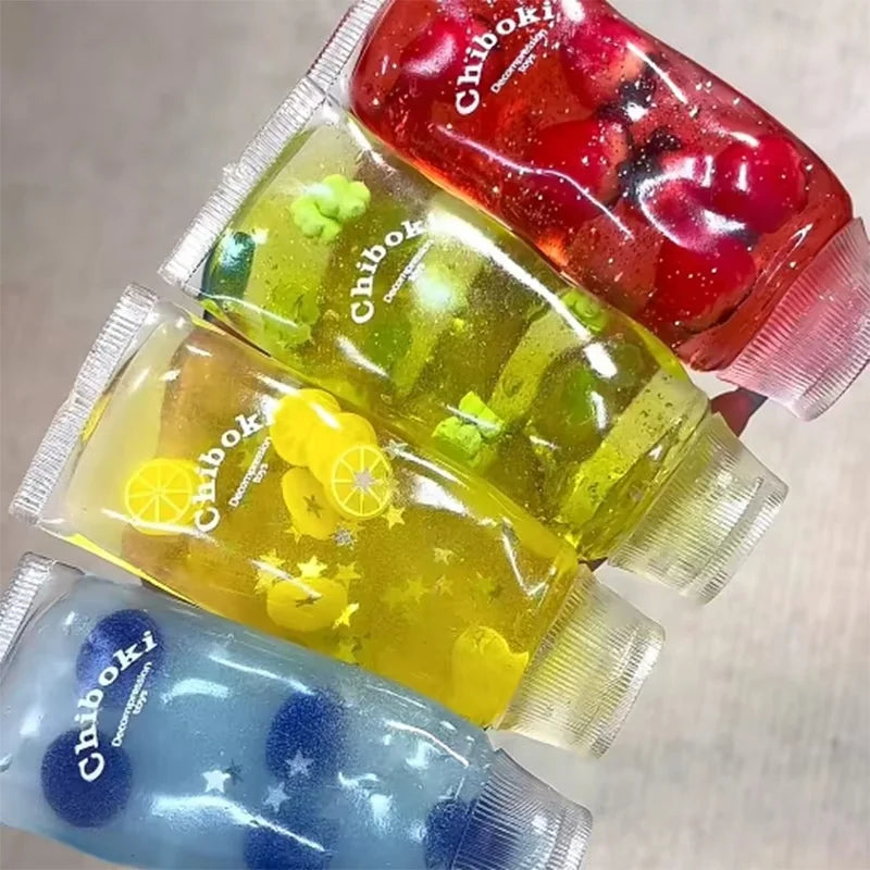 Slow Rising Squishy Stress Relief Toy | Fruit & Maltose Novelty Squeeze | Deformable Fidget | Single or 4-Pack