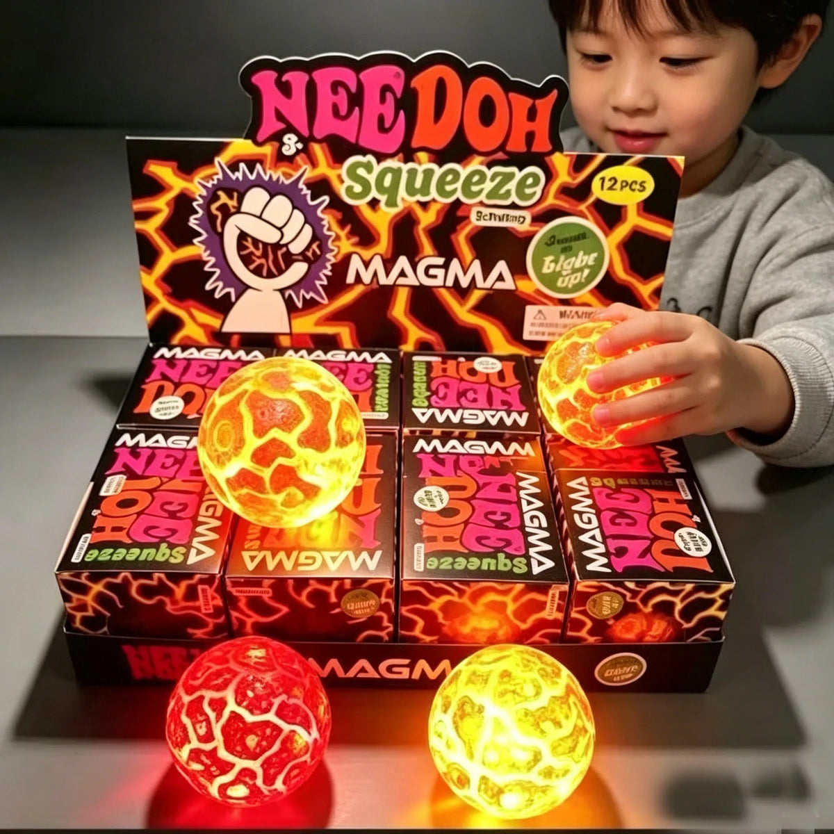 NeeDoh Meteorite Squishy Squeeze Balls