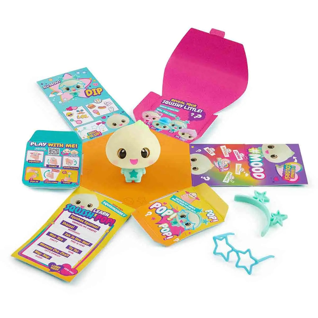 My Squishy Little Dumplings Interactive Doll Marshmallow Golden Cute Dumpling with Sound and Light Electronic Interactive Toys