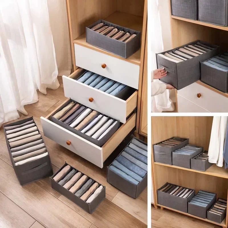 Underwear Storage Drawers Organizer Divider Jeans Organization Storage Box Closet Organizer Clothing Organization System Drawer