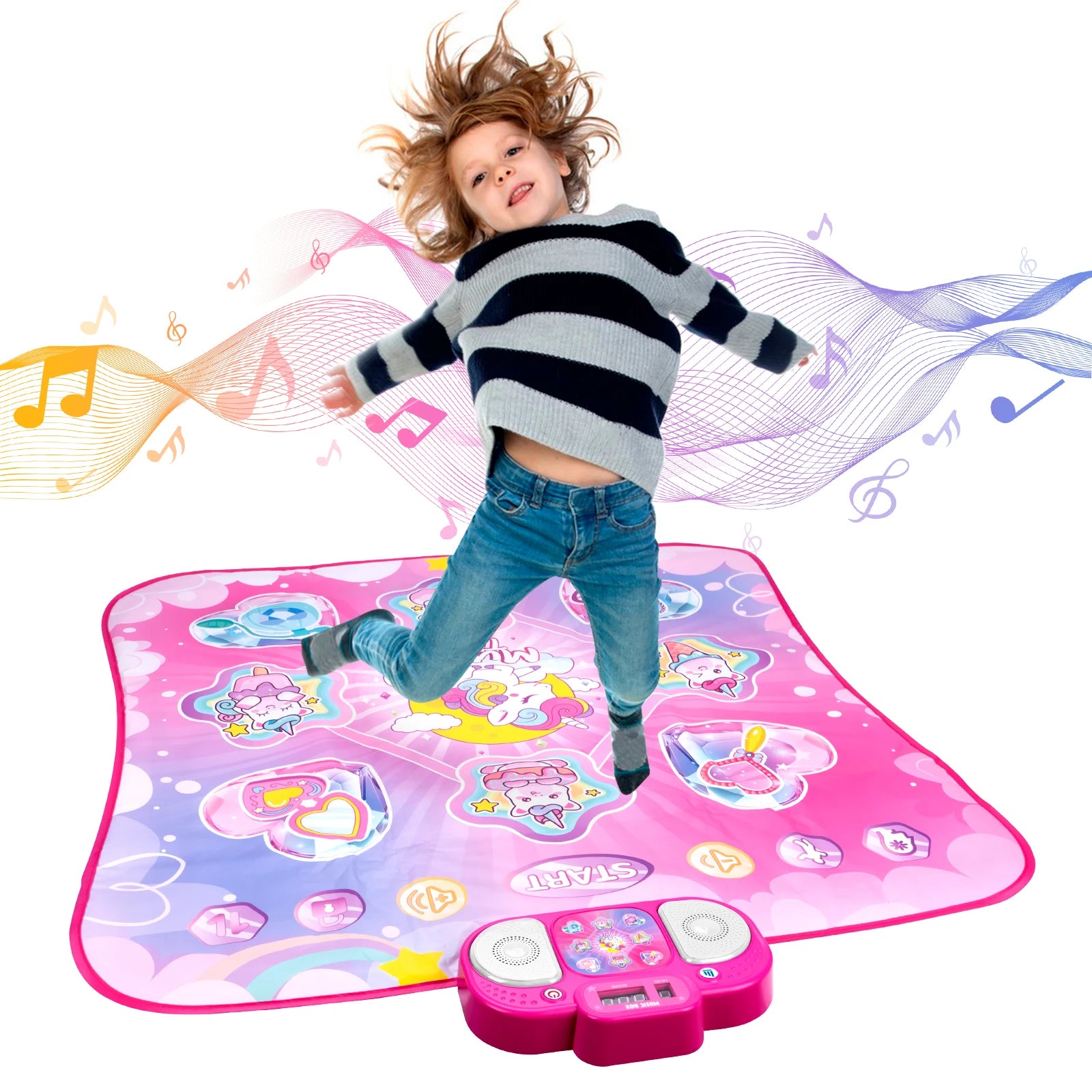 Kids Electronic Dance Mat – Musical Floor Blanket with 9 Levels