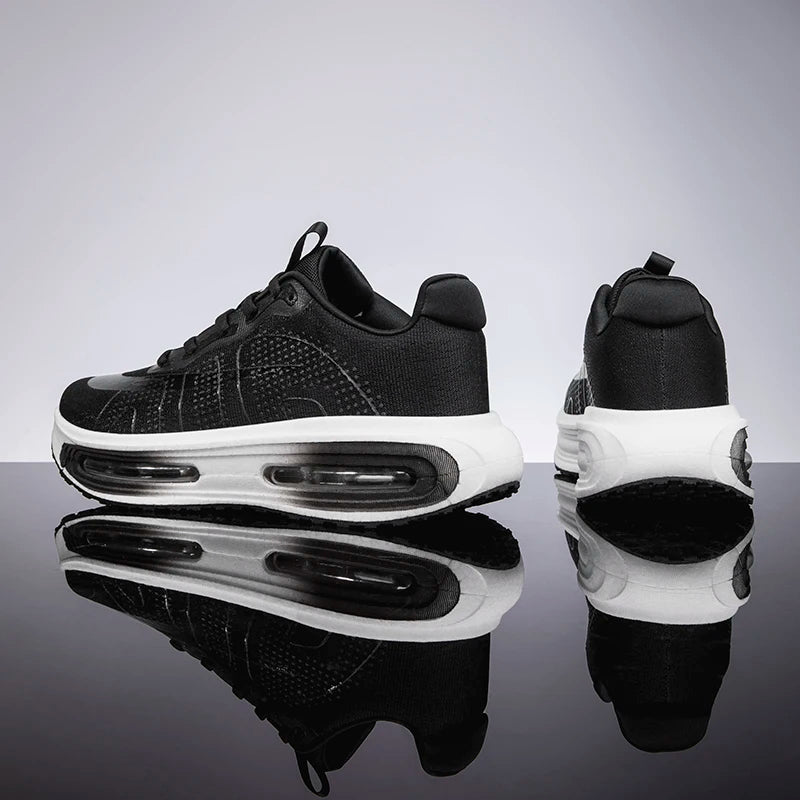 Men's Sports Shoes, Comfortable Air-Cushion Running Shoes, Walking Non-Slip Sports Shoes, Wide-Toe Training Shoes
