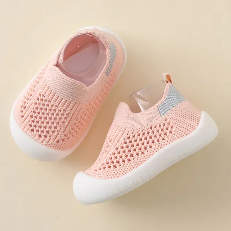 Toddler & Baby Breathable Knitted Slip-On Sneakers