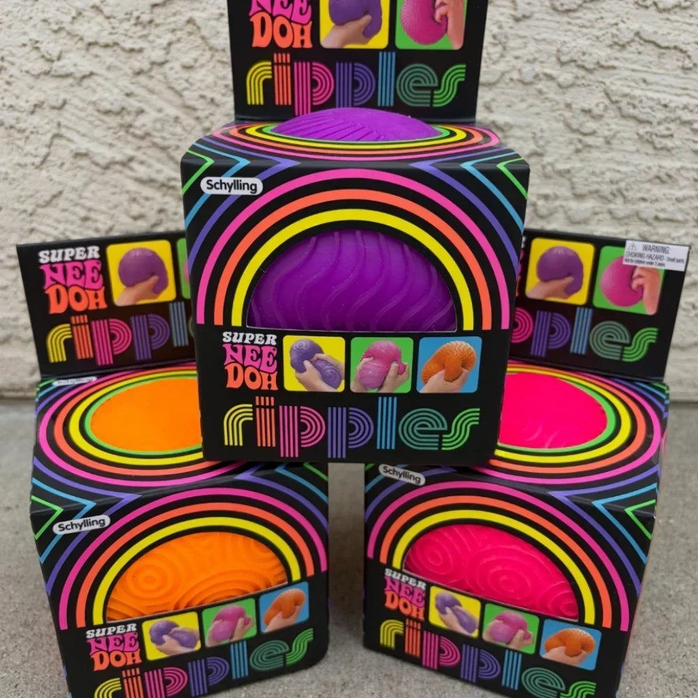 Ripple Textured Squishy Fidget Ball