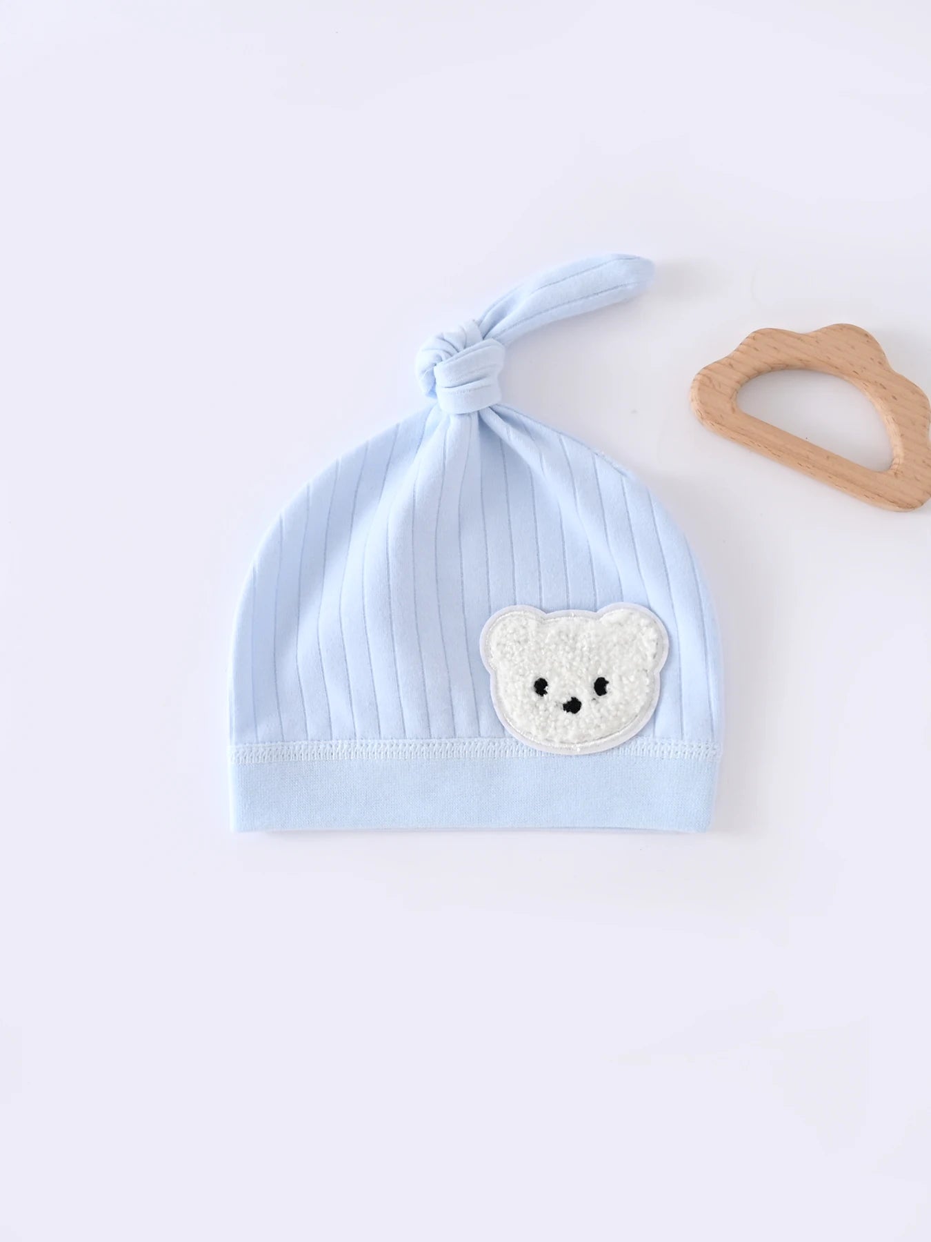 Newborn Baby Unisex Pure Cotton Knit Striped Hat