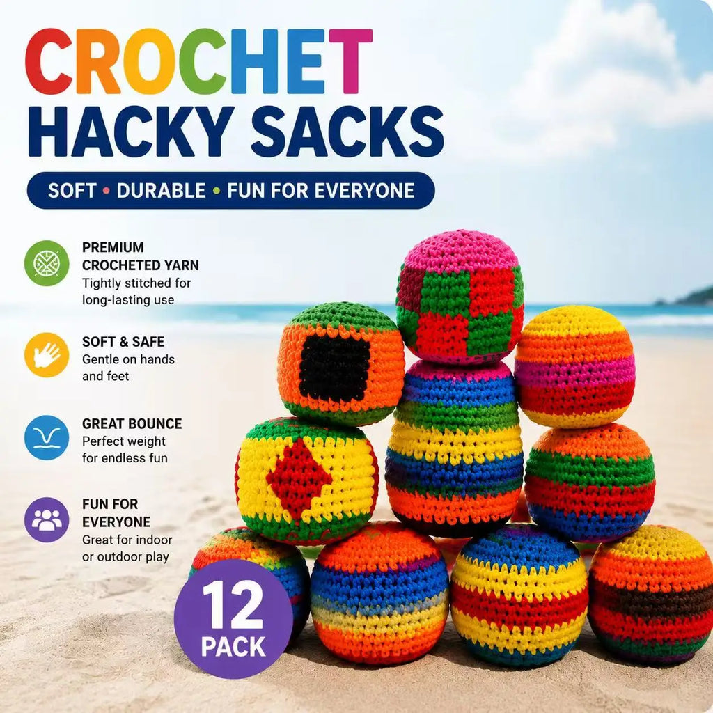 Soft Handmade Footbag Sacks Juggling Balls for Children Durable Sports Toy for Playground Activities