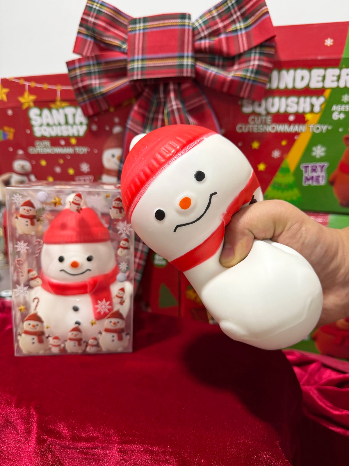Christmas Snowman Squishy Fidget Toy