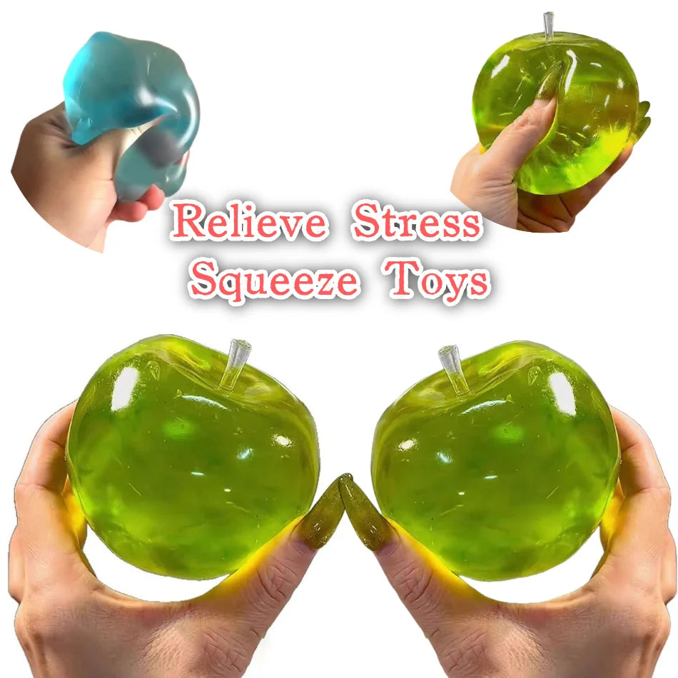 Squishy Fruit Stress Ball – Slow-Rising Fidget Sensory Toy for ADHD, Autism, Adults & Kids